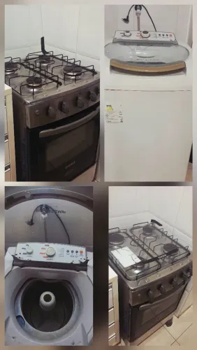 FOGÃO E MÁQUINA DE LAVAR LOUÇA!