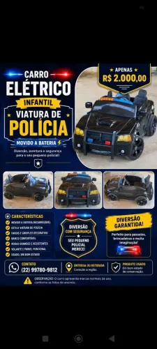 Vendo carro infantil a bateria recarregável