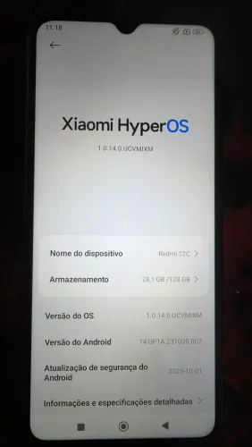 Redmi 12C 64GB - Completo com Carregador e Capinha - Impecável!