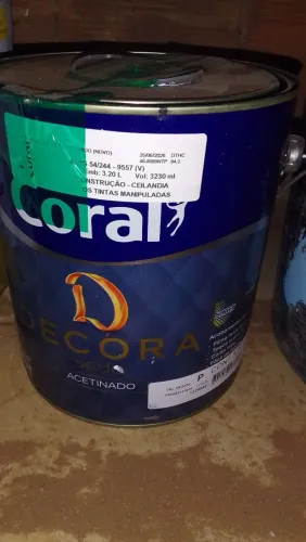 Tinta semi brilho acetinado azul ceu limpo lavavel