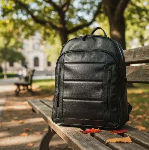 Mochila Grande Unissex 100% Couro Legítimo
