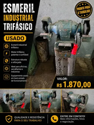 ESMERIL - INDUSTRIAL TRIFÁSICO