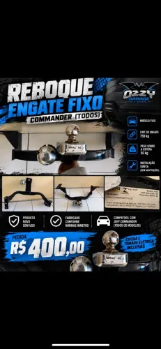 Reboque Jeep Comander novo nunca usado