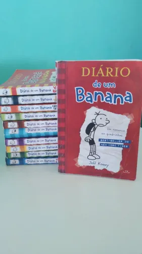 Coleção Diário de um Banana -- 11 livros, leia a descrição