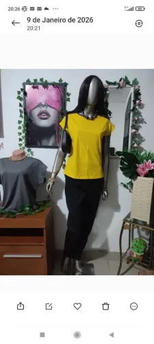 Blusa Feminina Muscle Tee de Algodão.