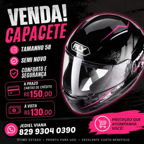 Capacete Fly Tam 58