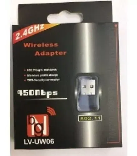 Adaptador Mini Wifi Nano Usb 2.0 802.11n 950mb 150mbps Wireless-n