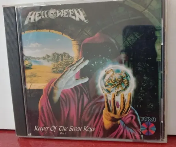 cd - helloween - keeper of the seven keys part i - importado - u.s.a