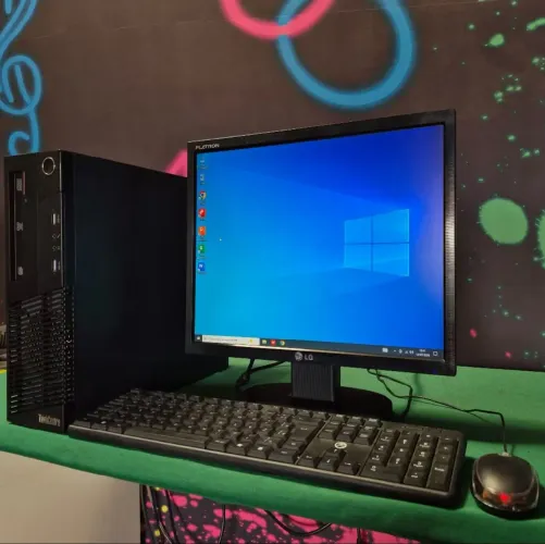 PC Completo Lenovo ThinkCentre i5 + 12GB RAM + SSD + Monitor NOC