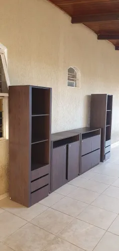 Rack + Estantes Modulares em Madeira | Conjunto Completo | Ótimo Estado