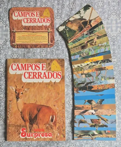 Coleção Nestlé Surpresa A Fauna dos Campos e Cerrados (1989) completa
