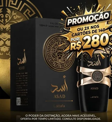 PERFUME ASAD ÁRABE PARA HOMENS QUE ALMEJAM O SUCESSO!