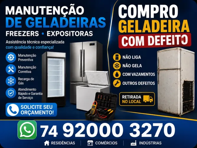 Compramos e concertamos