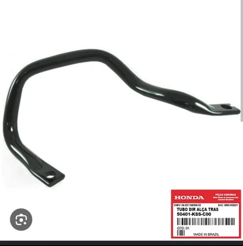 Par Alça Bagageiro Biz 125/11 a 17 Preto Mod. Original