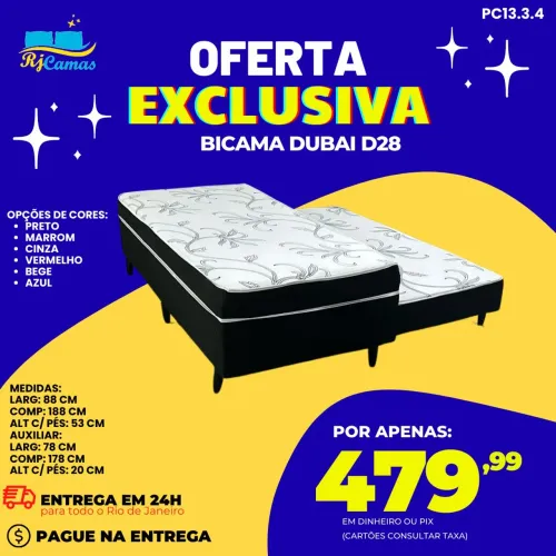 Bicama dubai d28 excelente para o quarto das crianças / pague na entrega entregamos em 24h
