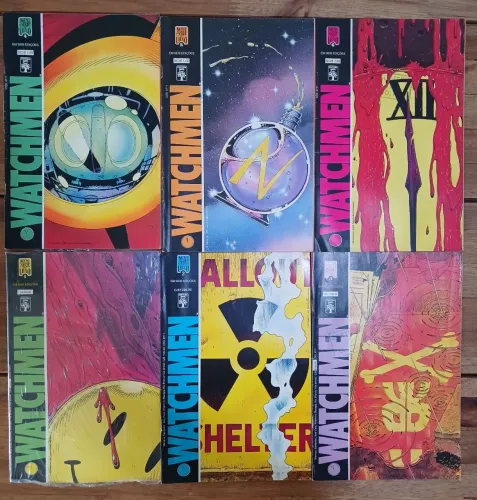 Coleção completa Watchmen em 6 edições - Mini Série de Luxo - Editora Abril