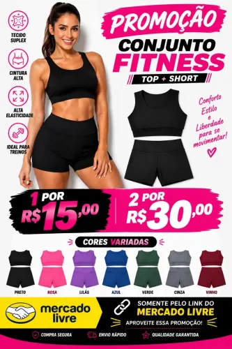 CONJUNTO FEMININO MEGA PROMOÇÃO DE QUEIMA DE ESTOQUE