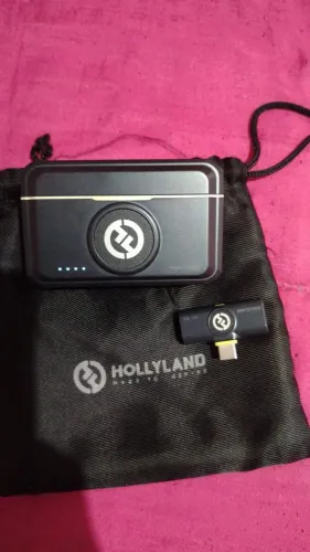 Microfone Hollyland Lark M2 Duo Combo Preto<br>Microfone Hollyland Lark M2 Duo Combo Preto<br>