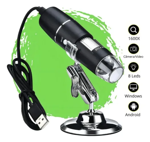 MICROSCÓPIO DIGITAL NOVO