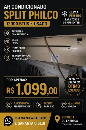 Ar condicionado Split philco 12000 btus
