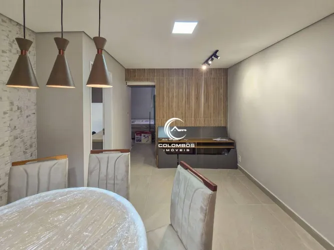 Apartamento reformado e mobiliado para alugar no Cambuí, Campinas. 40m², 1 dorm e vaga no 