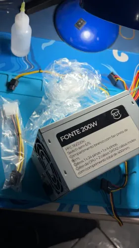 Fonte Tgt 200w chaveada funcionando perfeitamente