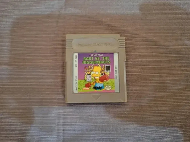 Cartucho game boy the Simpsons Bart vs juggernauts original