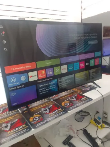 TV 4K UHD LG 50 POL COMPLETA E GARANTIA DE 90 DIAS