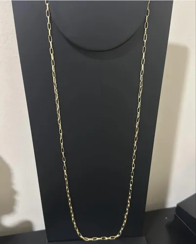 Cordão de ouro masculino em ouro 18k 3 gramas