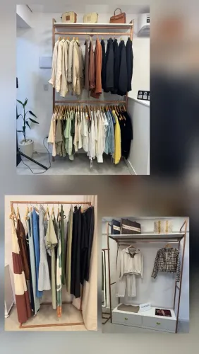 Oportunidade! Móveis para Loja de Moda | Araras, manequins, espelho, provador e mais