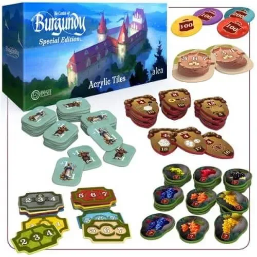 The Castles of Burgundy: Special Edition - Acrylic Tiles
