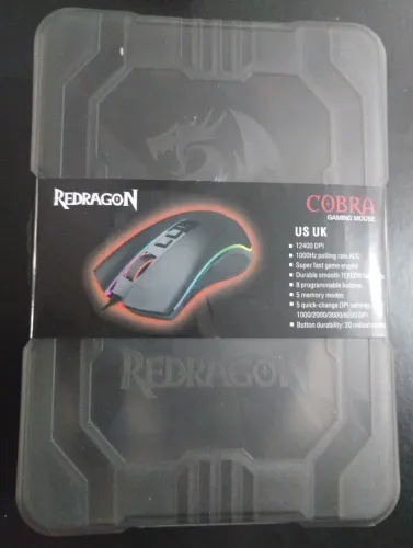 Mouse Gamer Redragon Cobra M711 Chroma RGB - Novo Lacrado