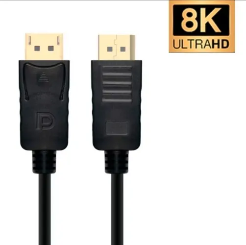 Cabo DisplayPort para DisplayPort 1.4- 1,8m ou 1,5m p/ PC Gamer, Computador, Monitor 144hz