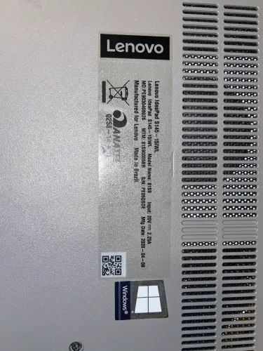 Notebook Lenovo IdeaPad S145 - Funcionando