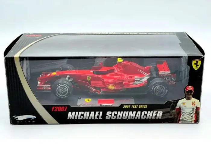 Hot Wheels Elite Schumacher Test Season Barcelona F2007 1:18 Edição limitada