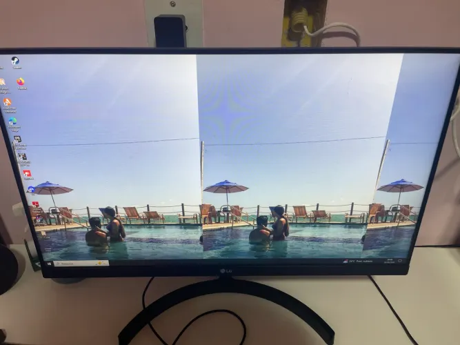 Monitor LG 25 polegadas com borda infinita