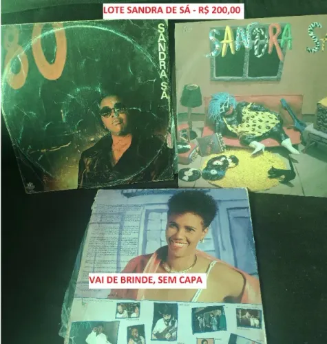 DISCO DE VINIL - LP - SANDRA DE SÁ