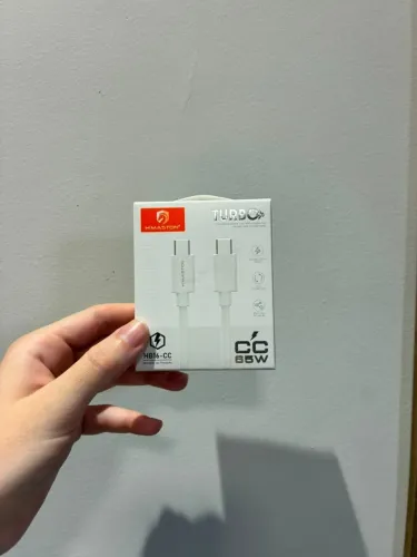Cabo USB-C Turbo 65W - Novo na Caixa