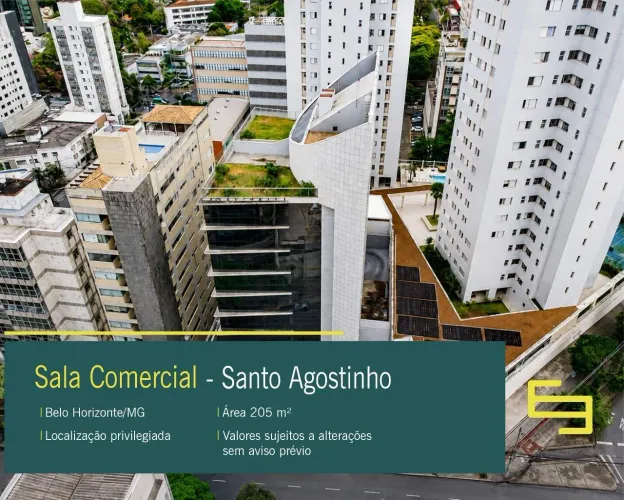Sala Comercial para alugar no Bairro Santo Agostinho em Belo Horizonte/MG