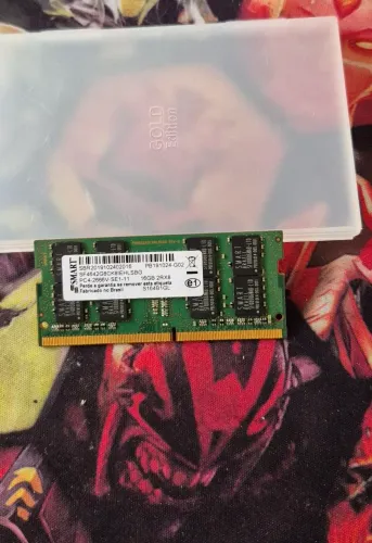Memória Ram DDR4 16 GB notebook smart 