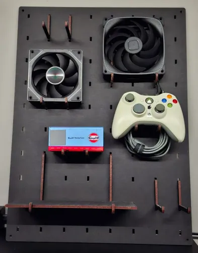 Pegboard Painel Organizador Gamer Setup Escritório Ajustável