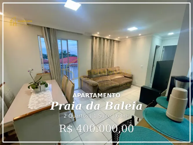 Conforto e qualidade de vida: apartamento 2 quartos na Praia da Baleia
