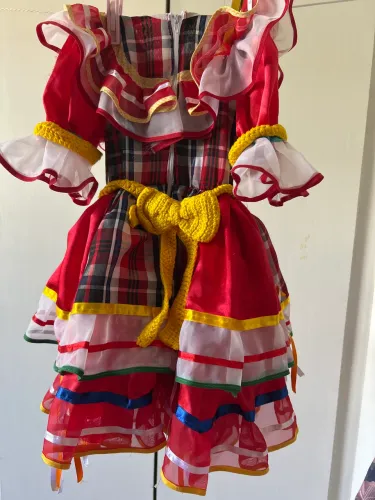Vestido junino infantil 