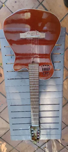 Violão 7 cordas flat Gleuso Luthier 