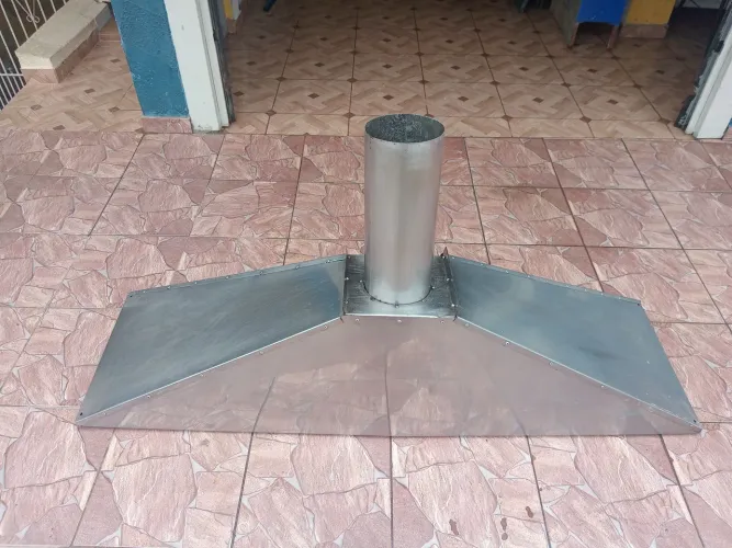 Coifa para churrasqueira de restaurante ou residencial