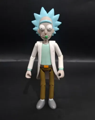 Rick e Morty Miniatura Articulada Rick Original Funko