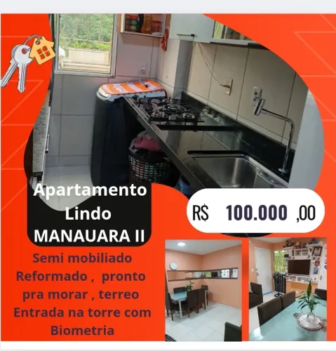 Apartamento 100 mil 