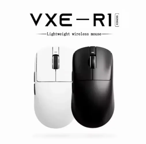 Mouse VXE R1 SE NOVO PAW3396  Preto ou Branco