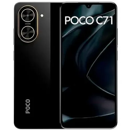 CELULAR XIAOMI POCO C71 DUAL 64GB/3GB RAM BLACK