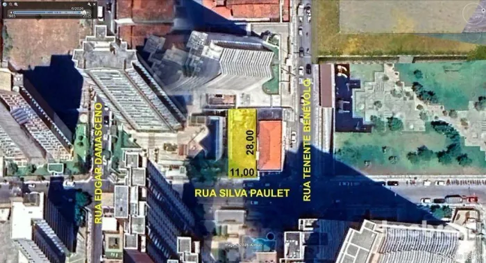 Terreno nascente, 308,00m², medindo 11,00 por 28,00 - venda por R$ 1.150.000,00 ou aluguel